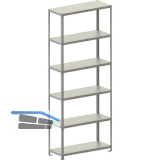 META Schraubregal Grundset 2500 x 1000 x 400 mm Tragkraft 150 kg