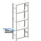 META Steck-Grundregal 2000 x 750 x 300 mm 5 Fachb�den 100 kg