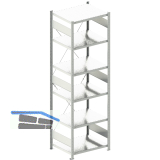 META Steck-Grundregal 2500 x 750 x 600 mm 6 Fachb�den 100 kg