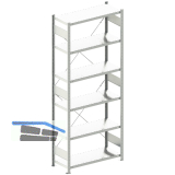 META Steck-Grundregal 2500 x 1000 x 400 mm 6 Fachb�den 150 kg