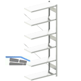 META Steck-Anbauregal 2500 x 1000 x 400 mm 6 Fachb�den 150 kg