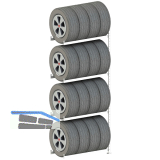 META Reifen Steck-Anbauregal 2500 x 1000 x 400 mm 150 kg