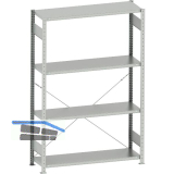 META Steck-Grundregal 2000 x 1300 x 400 mm 4 Fachb�den 230 kg