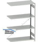 META Steck-Anbauregal 2000 x 1300 x 600 mm 4 Fachb�den 230 kg