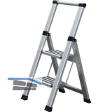 Alu-Klappleiter Step+Store S 2-stufig