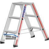 HYMER Alu-Stufen-Stehleiter Type 8024 Stufen=2 x 3 L�nge=0,77 m