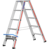 HYMER Alu-Stufen-Stehleiter Type 8024 Stufen=2 x 5 L�nge=1,30 m