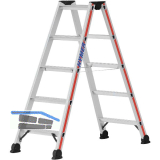 HYMER Alu-Stufen-Stehleiter Type 4024 Stufen=2 x 5 L�nge=1,28 m