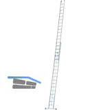 JUST Alu-Seilzug Industrieleiter 2-tlg. Type 56 Sprossen=2x18 L�nge=5,35/9,29 m