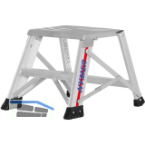 ALU-PRO Klapptritt Type 71020 Stufen=2 L�nge=0,69 m