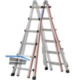 HYMER Alu-Teleskopleiter Type 4142 Sprossen=4 x 6