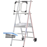 HYMER Alu ProTect Plattformleiter Type 8483 Sprossen=3 H�he 1,85 m