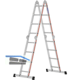 HYMER Alu-Vielzweckleiter Type 4043 Sprossen=4 x 4