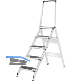 HYMER Alu-Sicherheitstreppe mit B�gel Type 6061 Stufen=5 H�he=0,90 m