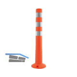 Absperrpfosten ASK 80/750 orange Kunststoff