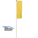 Fahnenmast Pirat mit Teleskopausleger 8 m