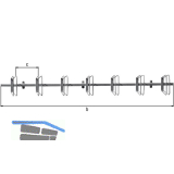 Fahrradst�nder Hagen 7 Einstellpl�tze Wandbefestigung
