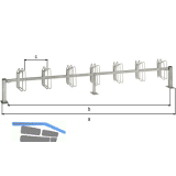 Fahrradst�nder Hagen 7 Einstellpl�tze Bodenbefestigung Einbetonieren