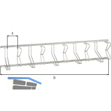 Fahrradst�nder Bremen 10 Einstellpl�tze Wandbefestigung