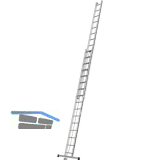 ALU-PRO Seilzugleiter 2 x 16 Sprossen Type 70051 L�nge=4,58/7,66 m