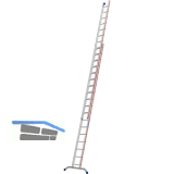 HYMER Alu-Schiebeleiter Type 6046 Sprossen=2x8 L�nge=2,43/4,11 m