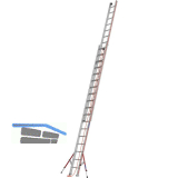 HYMER Alu Seilzugleiter 2 x 18 Sprossen Type 6051 L�nge=5,31/9,23 m