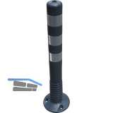 Absperrpfosten ASK 80/750 grau Kunststoff