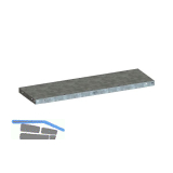 META Fachboden V 230 verzinkt 1000 x 600 mm Tragkraft 230 kg