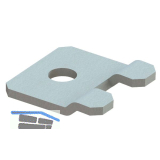 META Fu�verankerung f�r Kragarmregal komplett verzinkt