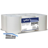 Putzpapier-Rolle wei� 200 mm 2-lagig Packungsinhalt 6 Rollen