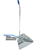 MASTA Metall-Kehrschaufel mit langem Stiel