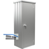 BIOHORT Terrassenschrank Julia M High silber