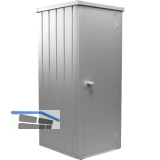 BIOHORT Terrassenschrank Julia L High silber