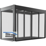 BIOHORT Gew�chshausaufsatz Florentina 2 x 1 dunkelgrau