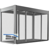 BIOHORT Gew�chshausaufsatz Florentina Maxi 2 x 1 quarzgrau