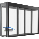 BIOHORT Gew�chshausaufsatz Florentina Maxi 2 x 0,5 dunkelgrau