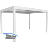 BIOHORT Pergola Gr. 4,5 x 3,5 wei�/silber