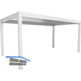 BIOHORT Pergola Gr. 5 x 3 wei�/silber