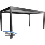 BIOHORT Pergola Gr. 5,5 x 3 dunkelgrau/wei�