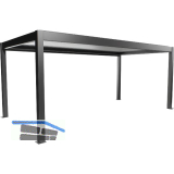 BIOHORT Pergola Gr. 6 x 3 dunkelgrau/silber