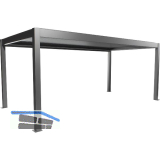 BIOHORT Pergola Gr. 6 x 3 quarzgrau