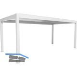 BIOHORT Pergola Gr. 6 x 3 wei�/silber