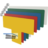 FATH Bodenmarkierung T-Form gelb 75mm