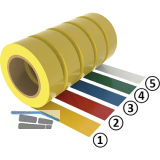 FATH Bodenmarkierungsband rot 75mm x 50m