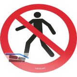 FATH Bodenschild Fu�g�nger verboten 450mm