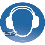 FATH Bodenschild Geh�rschutz tragen 450mm