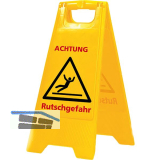 SPRINTUS Warnaufsteller "Achtung Rutschgefahr" gelb