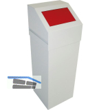 TKG Abfallbeh�lter Saubermann Deckel rot 65 Liter