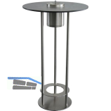 TKG Stehtisch Meeting Point graphit mit Ascher