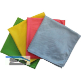 Microfasertuch Glassy Profi f�r Glas und Spiegel 40 x 40 cm Farbe gr�n